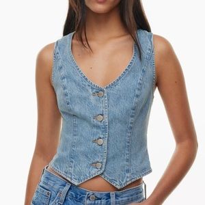 ARITZIA Denim Vest